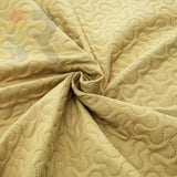 3 Pcs Ultrasonic Bedspread - Mustard Skin