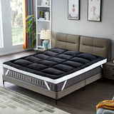 Mattress Topper Cozy & Snug - Front Reverse White & Black