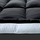 Mattress Topper Cozy & Snug - Front Reverse White & Black