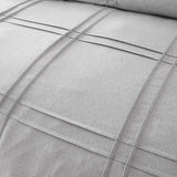 New Luxury Box Pleated Duvet Set- Grey (149)