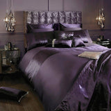 Elegant Look Purple Bridal Quilt Set - 12 Pieces Set with Free Quilt Filling