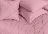 Sammy Cross Pleated  Duvet Set - Pink (271)