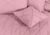 Sammy Cross Pleated  Duvet Set - Pink (271)