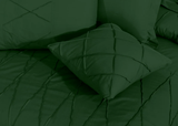 Sammy Cross Pleated  Duvet Set - Green (270)