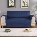 Non-slip Quilted Sofa covers - Navy Blue