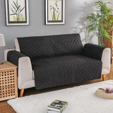 Non-slip Quilted Sofa covers - Black