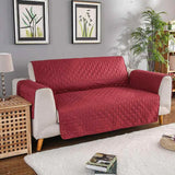 Non-slip Quilted Sofa covers - Maroon