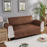 Non-slip Quilted Sofa covers - Brown